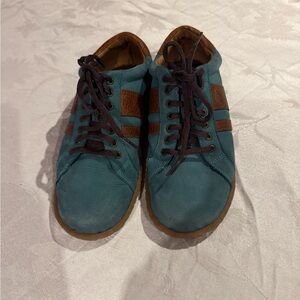 Stylish Blue and Brown woman’s Shoes